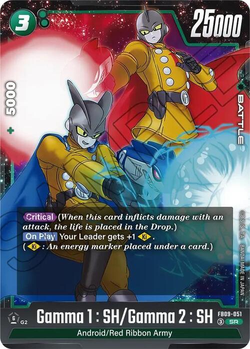Gamma 1 : SH/Gamma 2 : SH Card Front