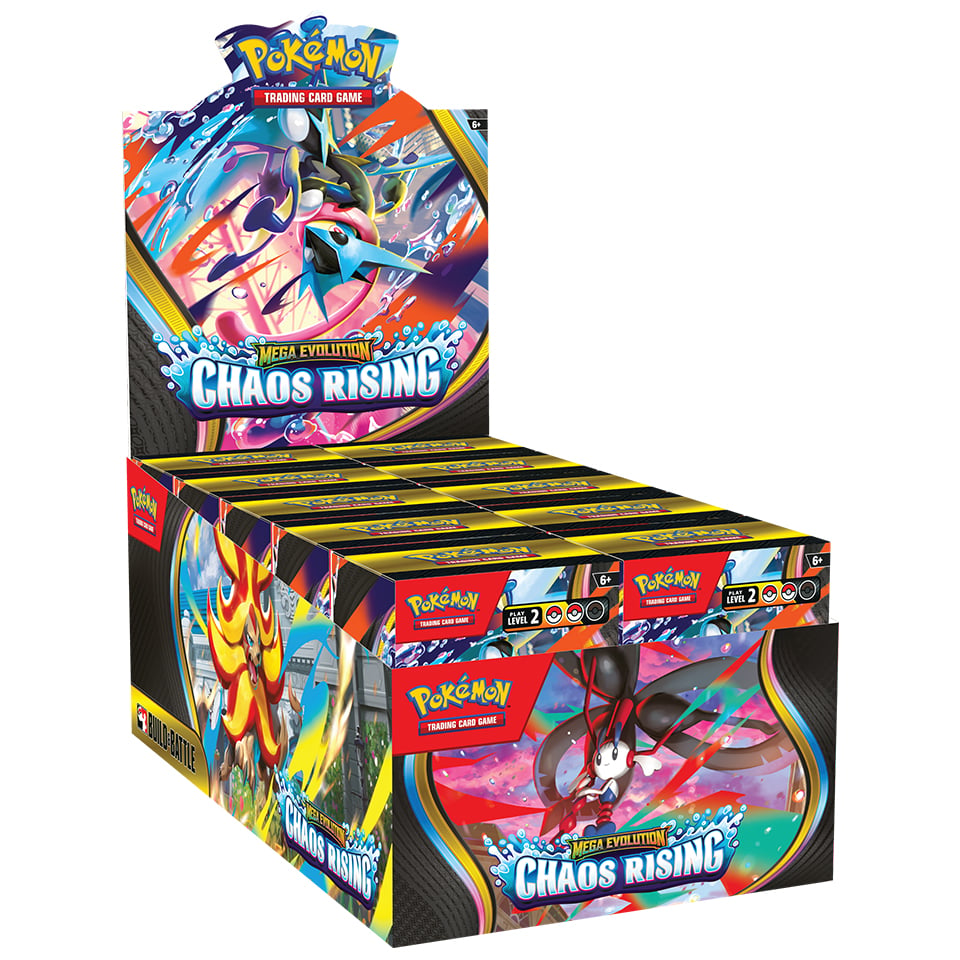 Display de Cajas Combina y Combate Caos Creciente