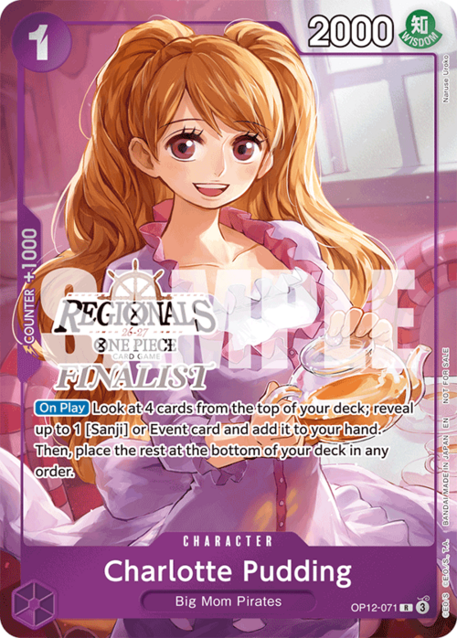 Charlotte Pudding Card Front