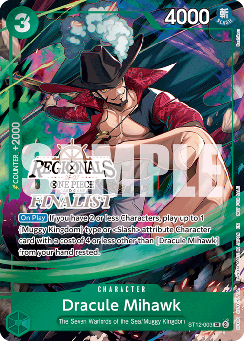 Dracule Mihawk Card Front