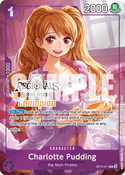 Charlotte Pudding Card Front