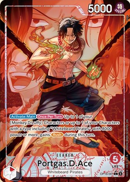 Portgas.D.Ace Card Front