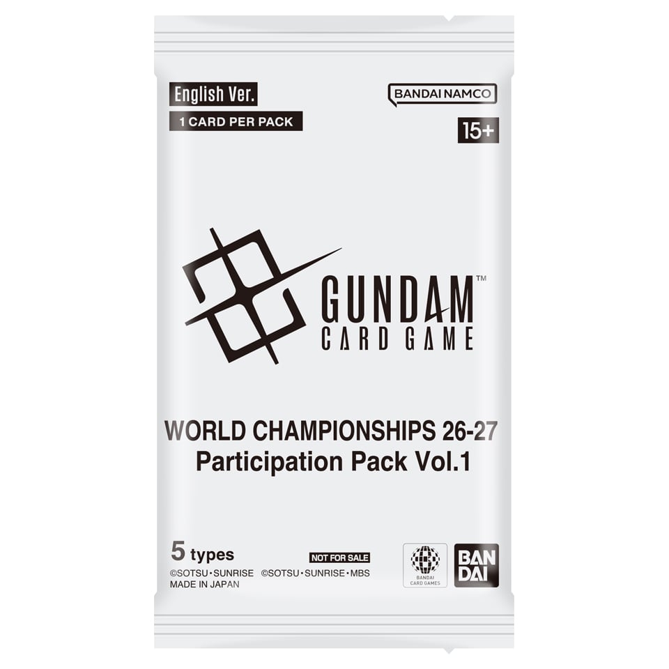 WCS 26-27 Participation Pack Vol.1 Gundam Championships | Gundam