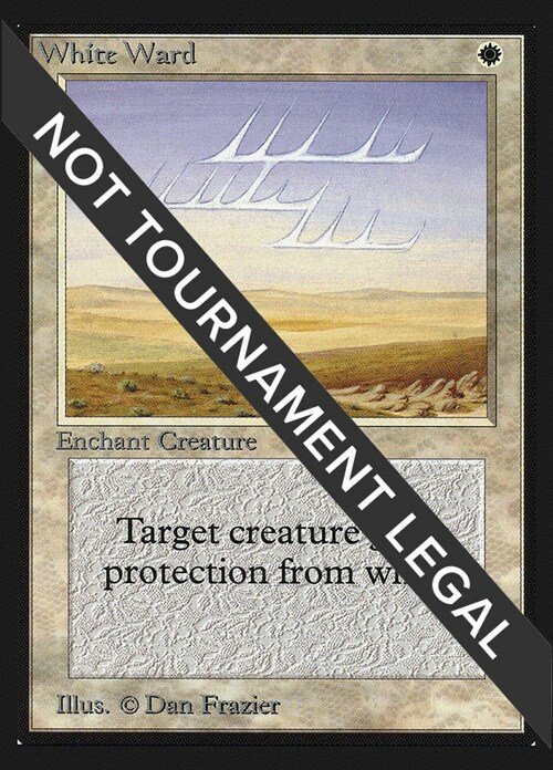 White Ward Card Front