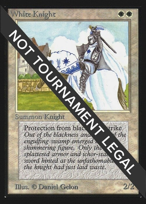 White Knight Card Front