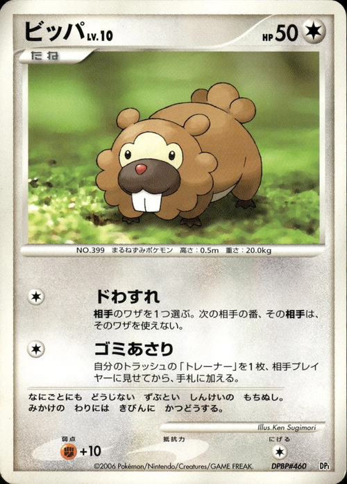 Bidoof Lv.10 Card Front