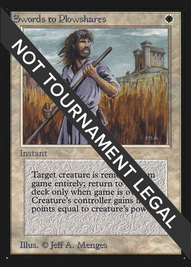 Swords to Plowshares International Edition Magic CardTrader
