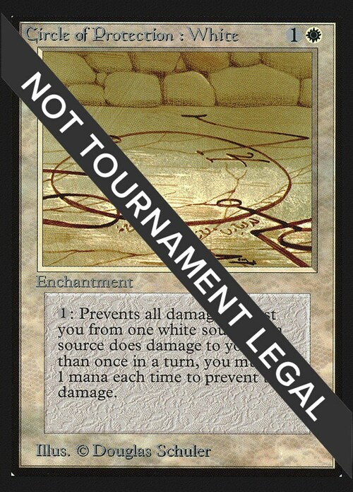 Circle of Protection: White Card Front