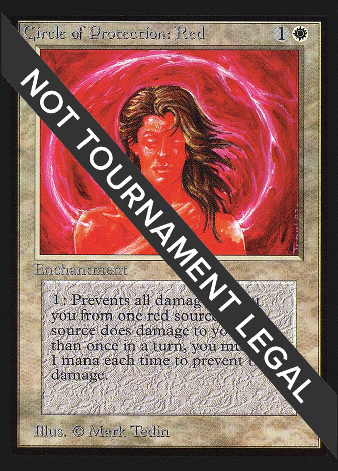 mtg protection from red cards Circle of Protection: [Ice Age]  The Nerdporium All cards will be carefully packed for safe transit Circle of Protection: Red International