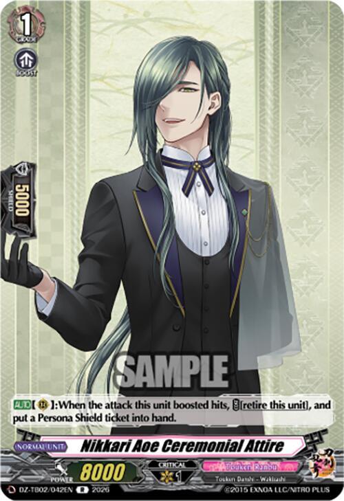 Nikkari Aoe Ceremonial Attire Card Front