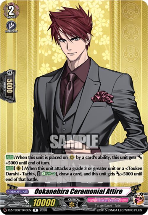 Ookanehira Ceremonial Attire Card Front