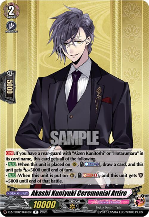 Akashi Kuniyuki Ceremonial Attire Card Front