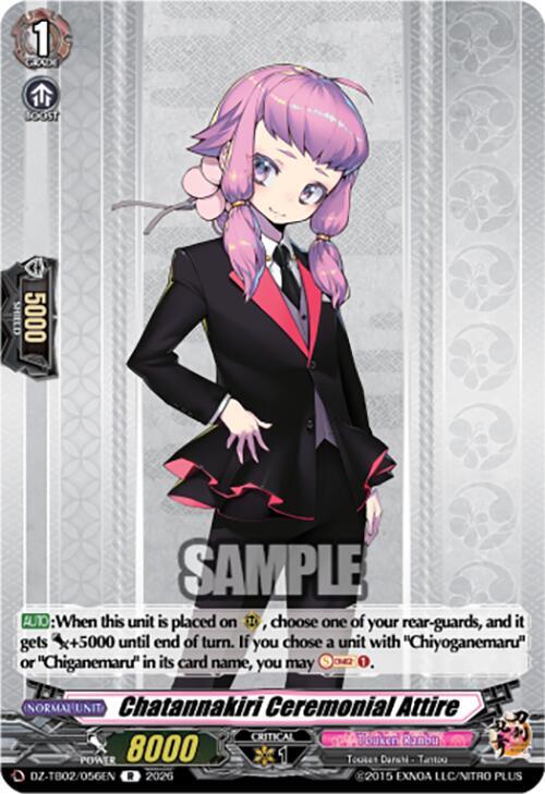 Chatannakiri Ceremonial Attire Card Front