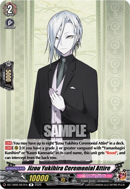 Jizou Yukihira Ceremonial Attire Card Front