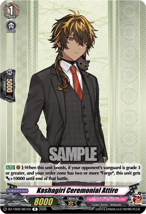 Kashagiri Ceremonial Attire Card Front