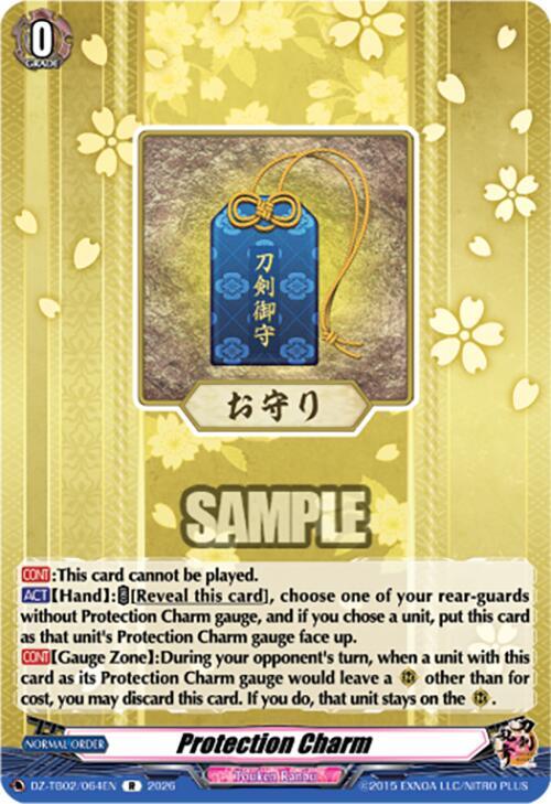 Protection Charm Card Front