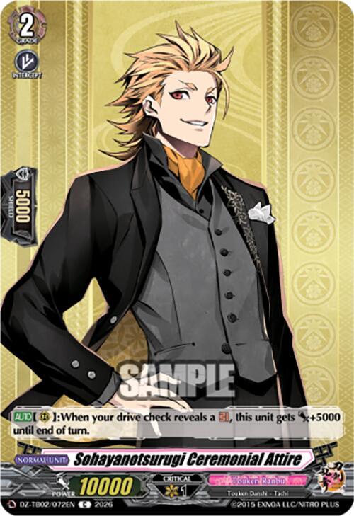 Sohayanotsurugi Ceremonial Attire Card Front