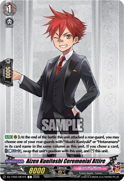 Aizen Kunitoshi Ceremonial Attire Card Front