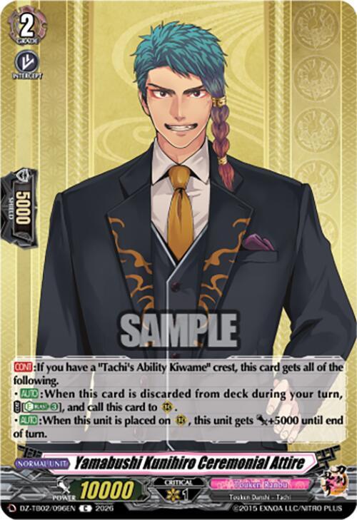 Yamabushi Kunihiro Ceremonial Attire Card Front