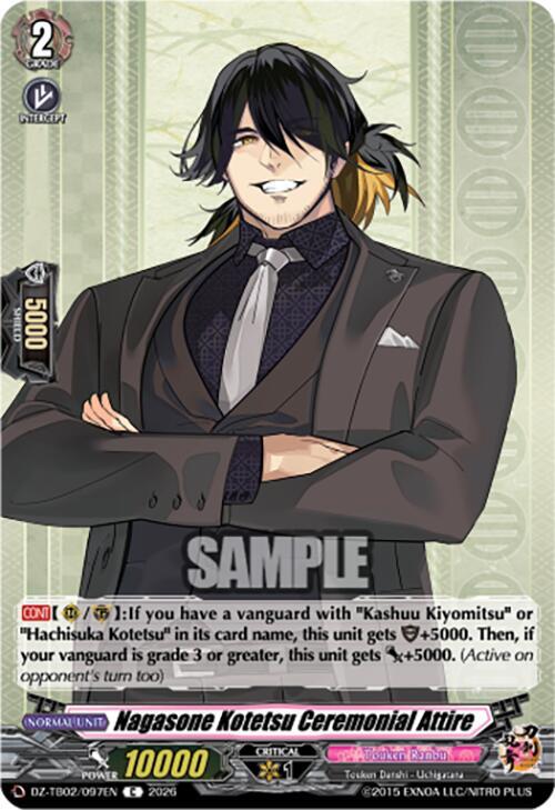 Nagasone Kotetsu Ceremonial Attire Card Front