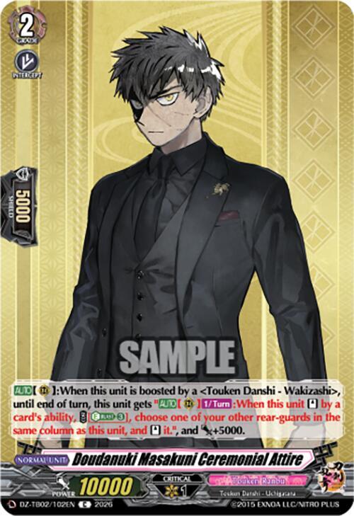 Doudanuki Masakuni Ceremonial Attire Card Front