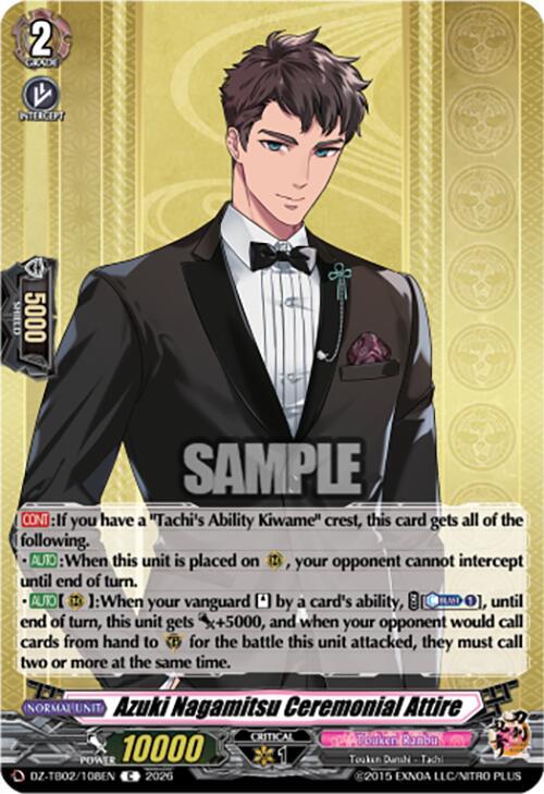 Azuki Nagamitsu Ceremonial Attire Card Front