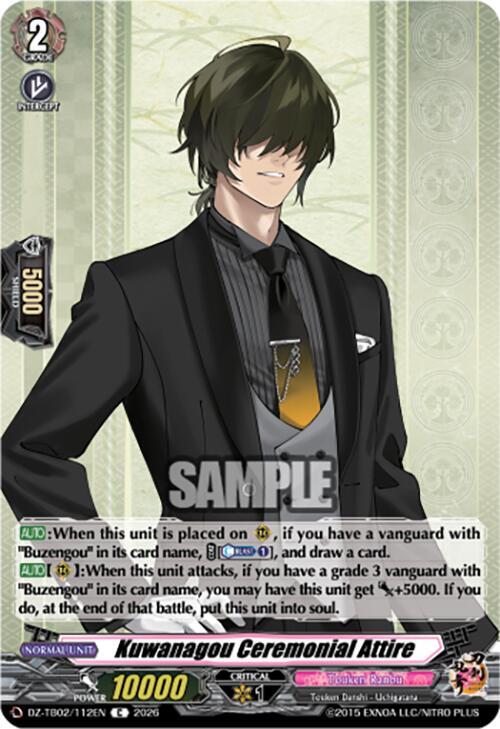 Kuwanagou Ceremonial Attire Card Front