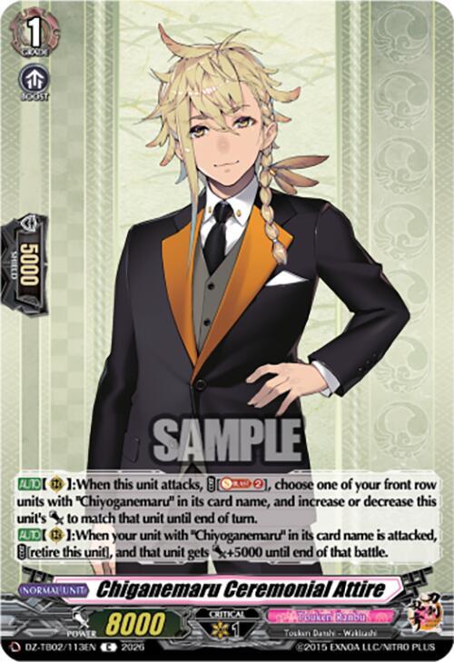 Chiganemaru Ceremonial Attire Card Front