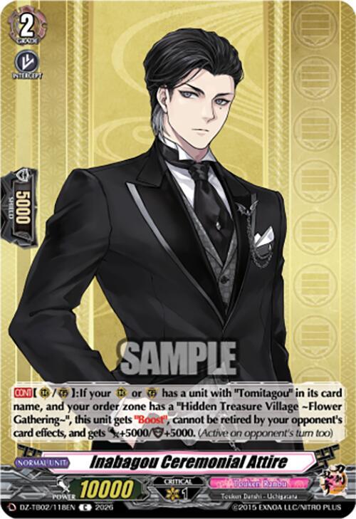 Inabagou Ceremonial Attire Card Front