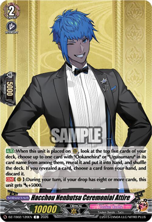 Hacchou Nenbutsu Ceremonial Attire Card Front