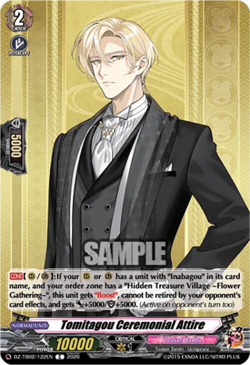 Tomitagou Ceremonial Attire Card Front