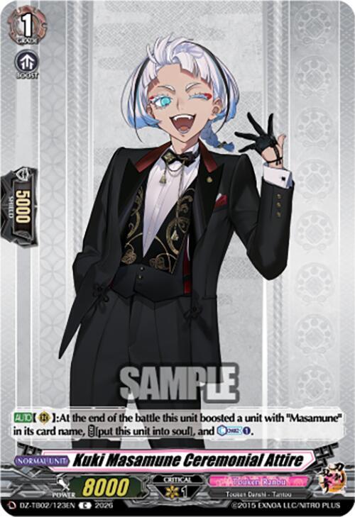 Kuki Masamune Ceremonial Attire Card Front