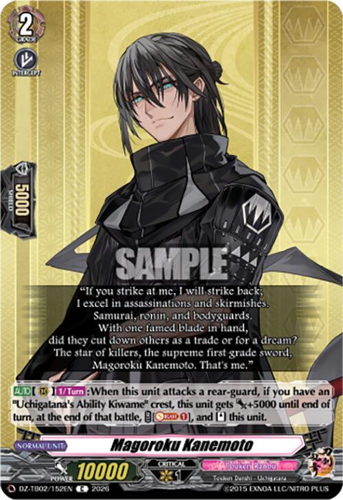 Magoroku Kanemoto Card Front