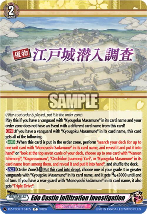 Edo Castle Infiltration Investigation Frente