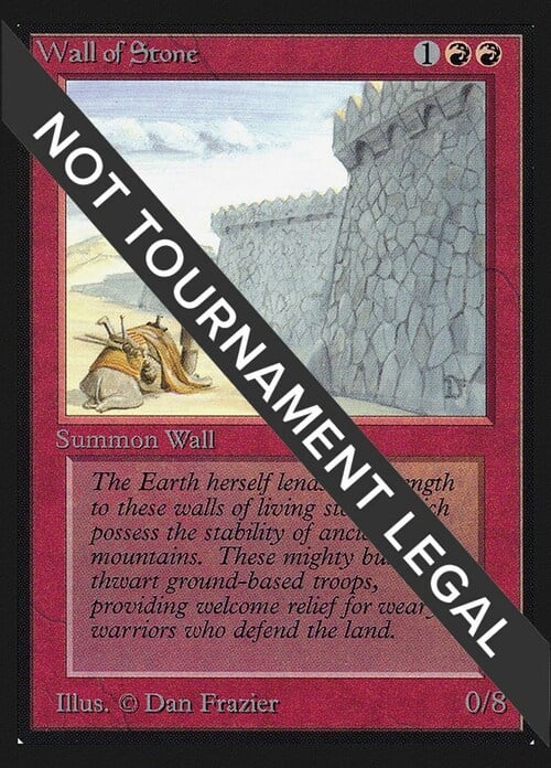 Wall of Stone Card Front