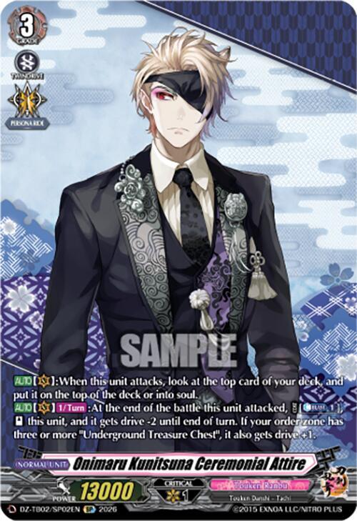 Onimaru Kunitsuna Ceremonial Attire Frente