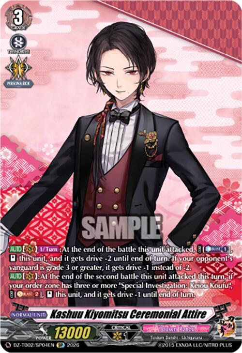 Kashuu Kiyomitsu Ceremonial Attire Frente