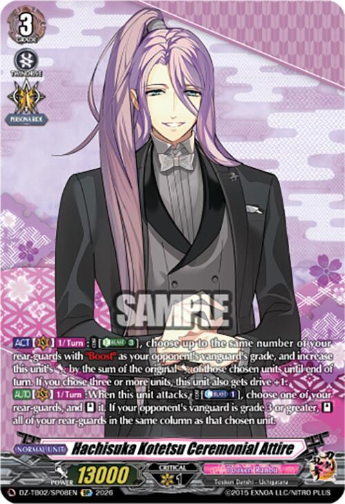 Hachisuka Kotetsu Ceremonial Attire Frente