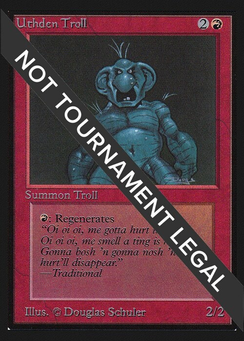 Uthden Troll Card Front
