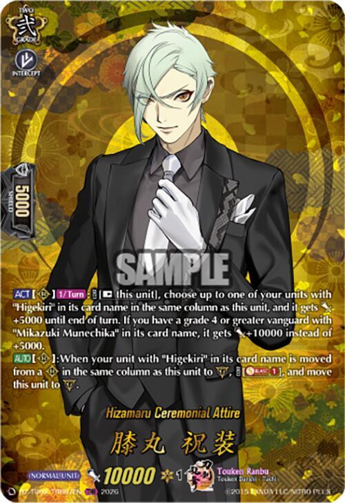 Hizamaru Ceremonial Attire Frente