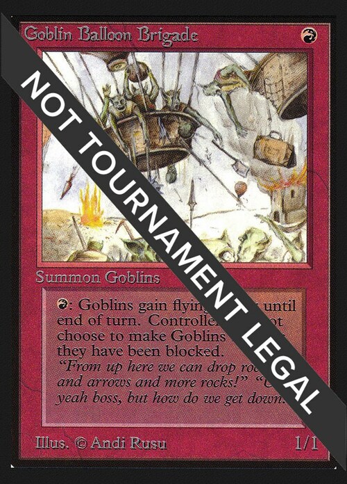Goblin Balloon Brigade Card Front