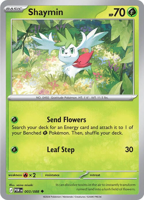 Shaymin Card Front