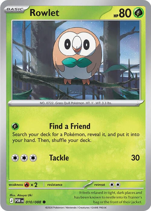 Rowlet Card Front