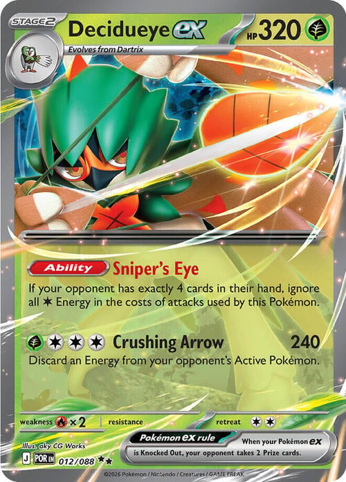 Decidueye ex Card Front