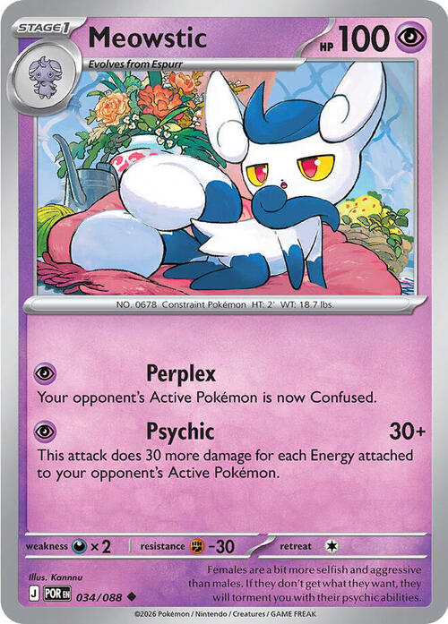 Meowstic Card Front