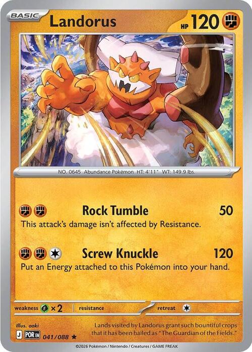 Landorus Card Front