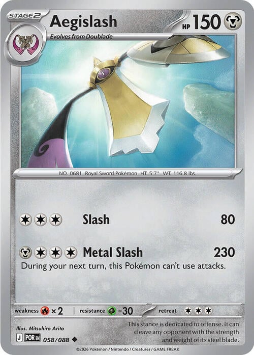 Aegislash Card Front