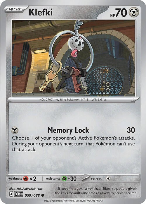 Klefki [Metal Sound | Fairy Lock] Card Front