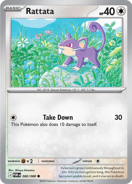 Rattata Card Front