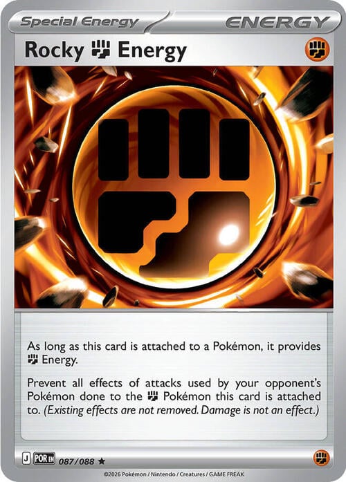 Rock Energy Card Front